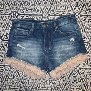 Free People Jean shorts